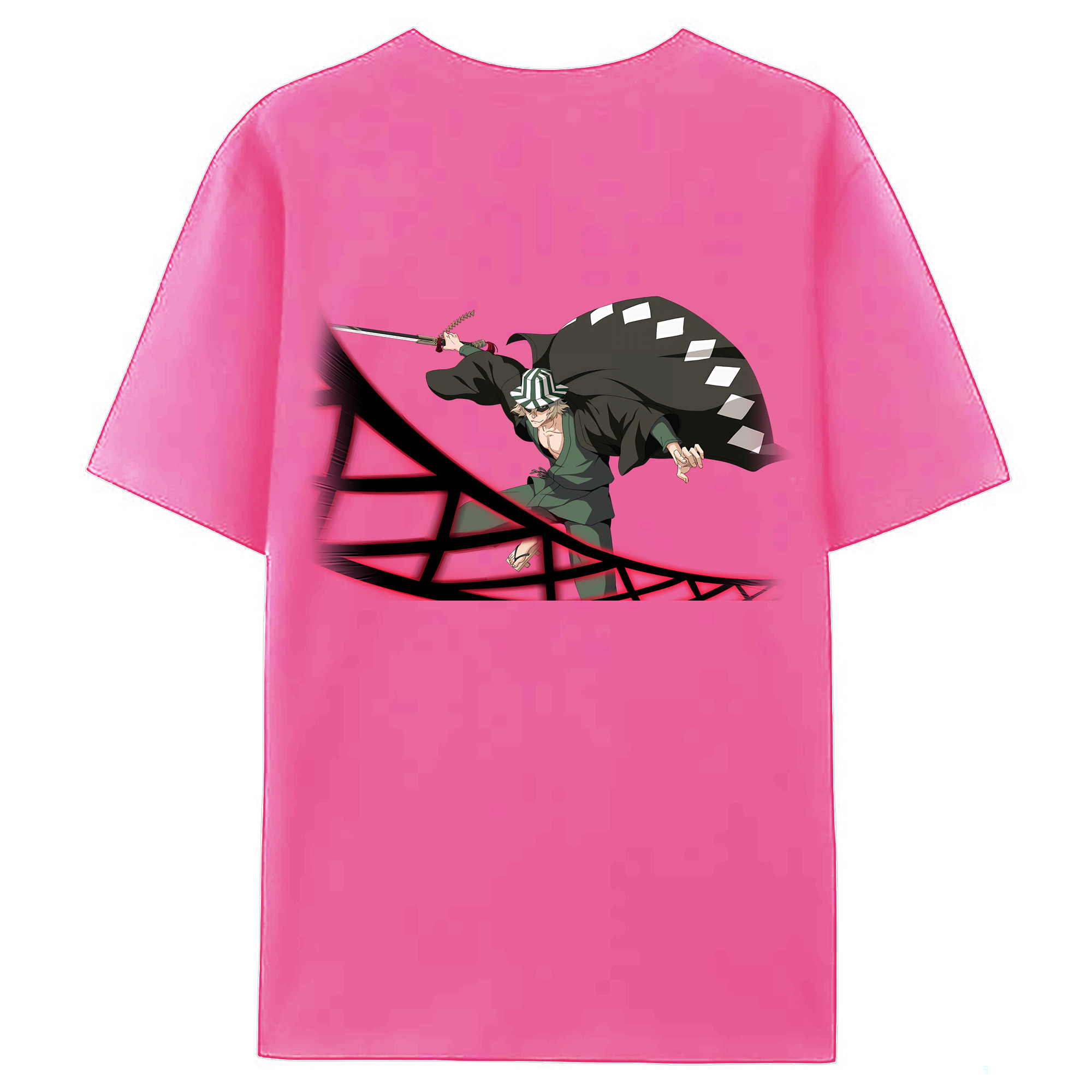 （画像用） "ブリーチ 浦原 喜助（うらはら きすけ） BLEACH Urahara Kisuke " レディース半袖Tシャツ(バックプリント)